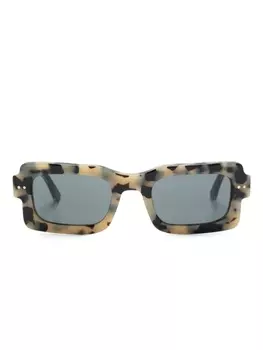 Marni Eyewear солнцезащитные очки Lake Vostok в квадратной оправе, черный