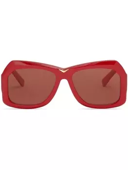 Marni Eyewear солнцезащитные очки Tiznit, красный