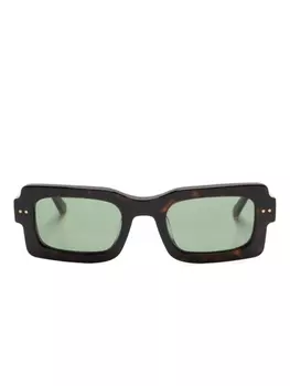 Marni Eyewear солнцезащитные очки в квадратной оправе из коллаборации с Retrosuperfuture, коричневый