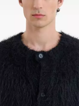 Marni фактурный кардиган, черный