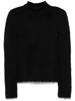 Marni фактурный свитер, черный