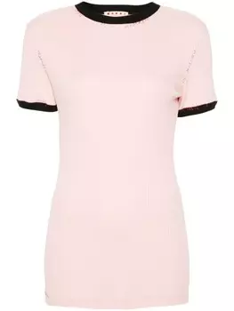 Marni футболка из джерси, розовый
