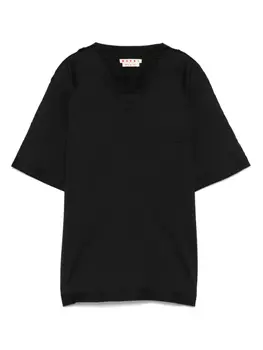 Marni футболка с декором Trunkaroo, черный