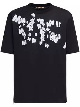 Marni футболка с логотипом