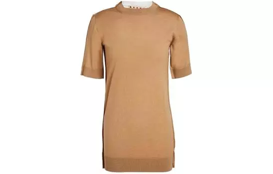MARNI Футболка женская коричневые