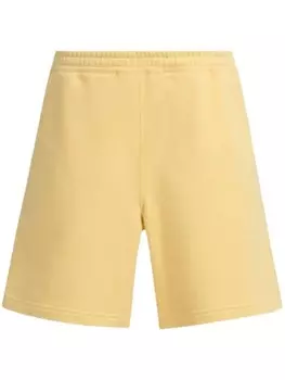 Marni хлопковые шорты прямого покроя, желтый