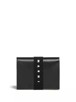 Marni картхолдер с логотипом, черный