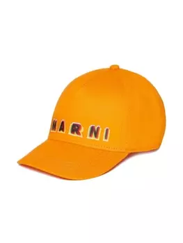 Marni кепка с логотипом, оранжевый