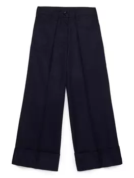 Marni Kids плиссированные брюки, черный