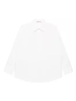 Marni Kids рубашка с длинными рукавами, белый
