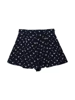 Marni Kids шорты со звездным принтом, черный