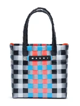 Marni Kids сумка-корзина микро, черный