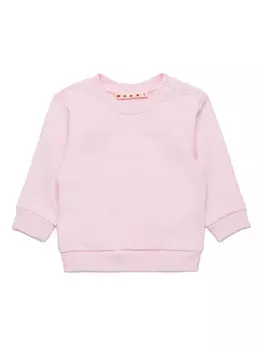 Marni Kids толстовка с логотипом, розовый