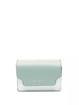 Marni кошелек с логотипом, нейтральный цвет