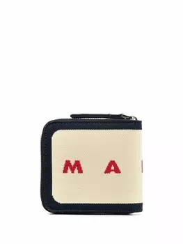 Marni кошелек с логотипом, нейтральный цвет