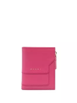 Marni кошелек с логотипом, розовый