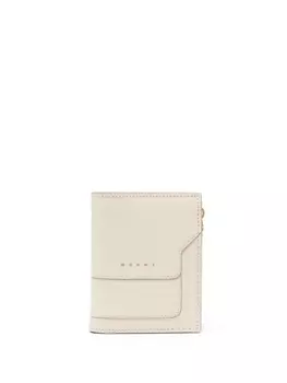 Marni кошелек с тисненым логотипом, нейтральный цвет