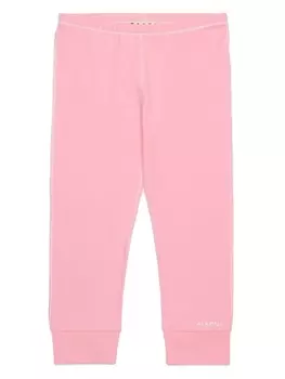 Marni легинсы с контрастной строчкой, розовый