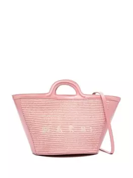 Marni маленькая плетеная сумка Tropicalia, розовый