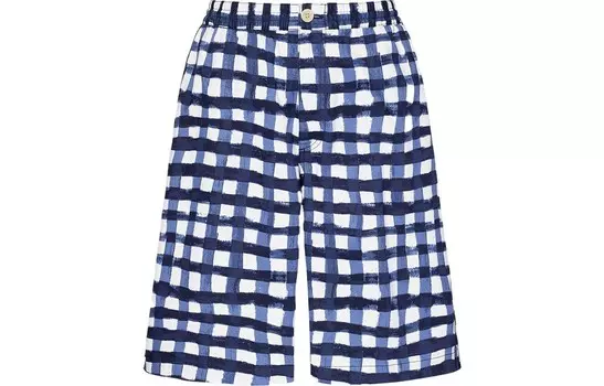 Marni Marni Co-Branding Повседневные шорты унисекс цвета морской волны Uniqlo, цвет Sea Blue