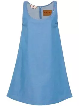 Marni мини-платье из денима Kleid, синий