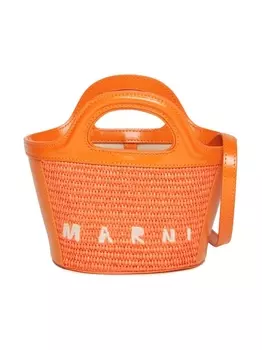 Marni мини-сумка Tropicalia, оранжевый