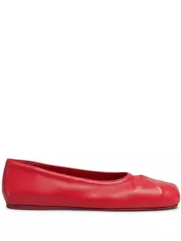 Marni низкие балетки, красный