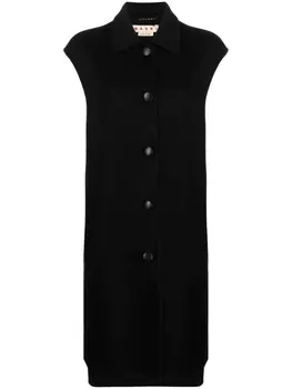 Marni пальто с короткими рукавами, черный