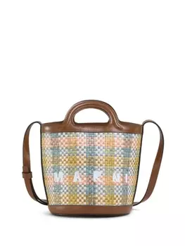 Marni плетеная сумка-тоут, синий