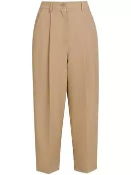 Marni плиссированные брюки, нейтральный