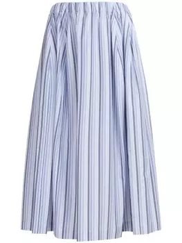 Marni полосатая хлопковая юбка