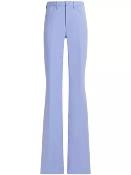 Marni прямые брюки со складками, синий