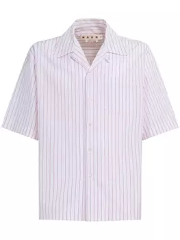 Marni рубашка с принтом, белый