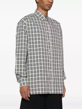 Marni рубашка в клетку, черный