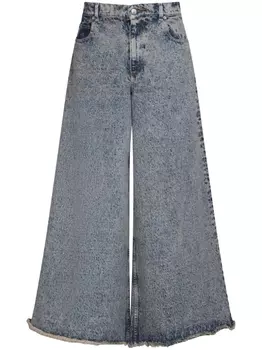 Marni широкие брюки, синий