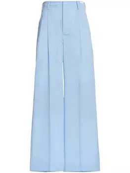 Marni широкие брюки строгого кроя, синий
