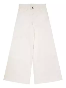 Marni широкие джинсы, белый