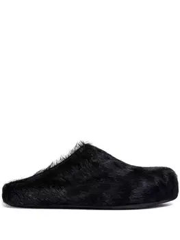 Marni слиперы Fussbett Sabot, черный