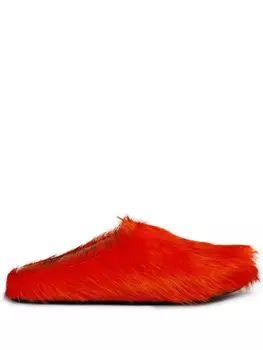 Marni слиперы Fussbett Sabot, оранжевый