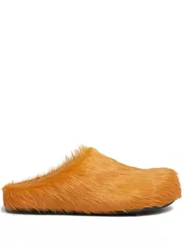 Marni слиперы Fussbett Sabot, оранжевый