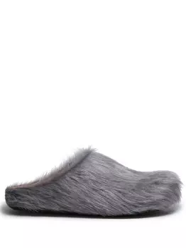 Marni слиперы Fussbett Sabot, серый