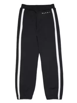 Marni спортивные брюки с логотипом, черный