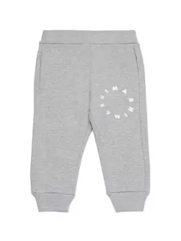Marni спортивные брюки с тисненым логотипом, серый