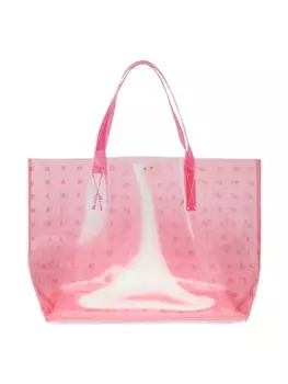 Marni сумка на плечо с логотипом, розовый