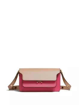 Marni сумка на плечо Trunk E/W, розовый