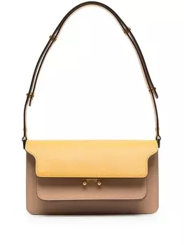 Marni сумка на плечо Trunk, оранжевый