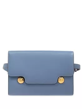 Marni сумка на пояс из кожи Trunkaroo, синий