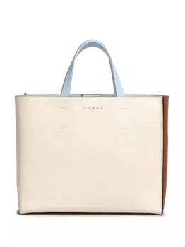 Marni сумка-тоут Museo Soft E/W, коричневый