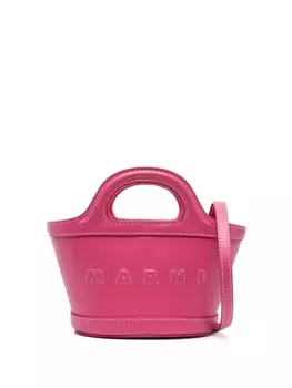 Marni сумка-тоут с логотипом, розовый