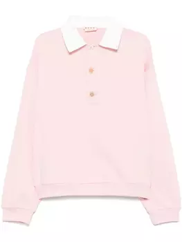 Marni толстовка из джерси, розовый